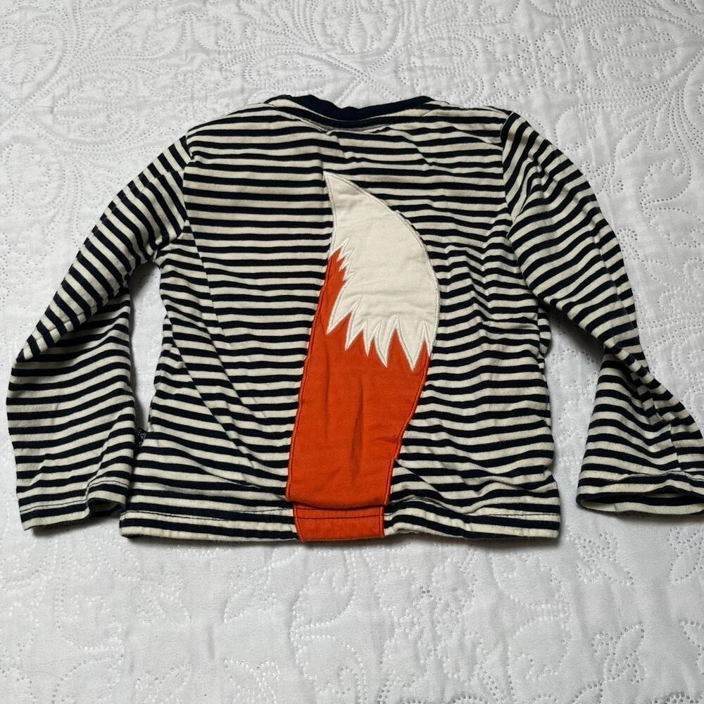 Jojo Maman Bebe Fox Appliqué Shirt Size 18-24m - Picture 4 of 6